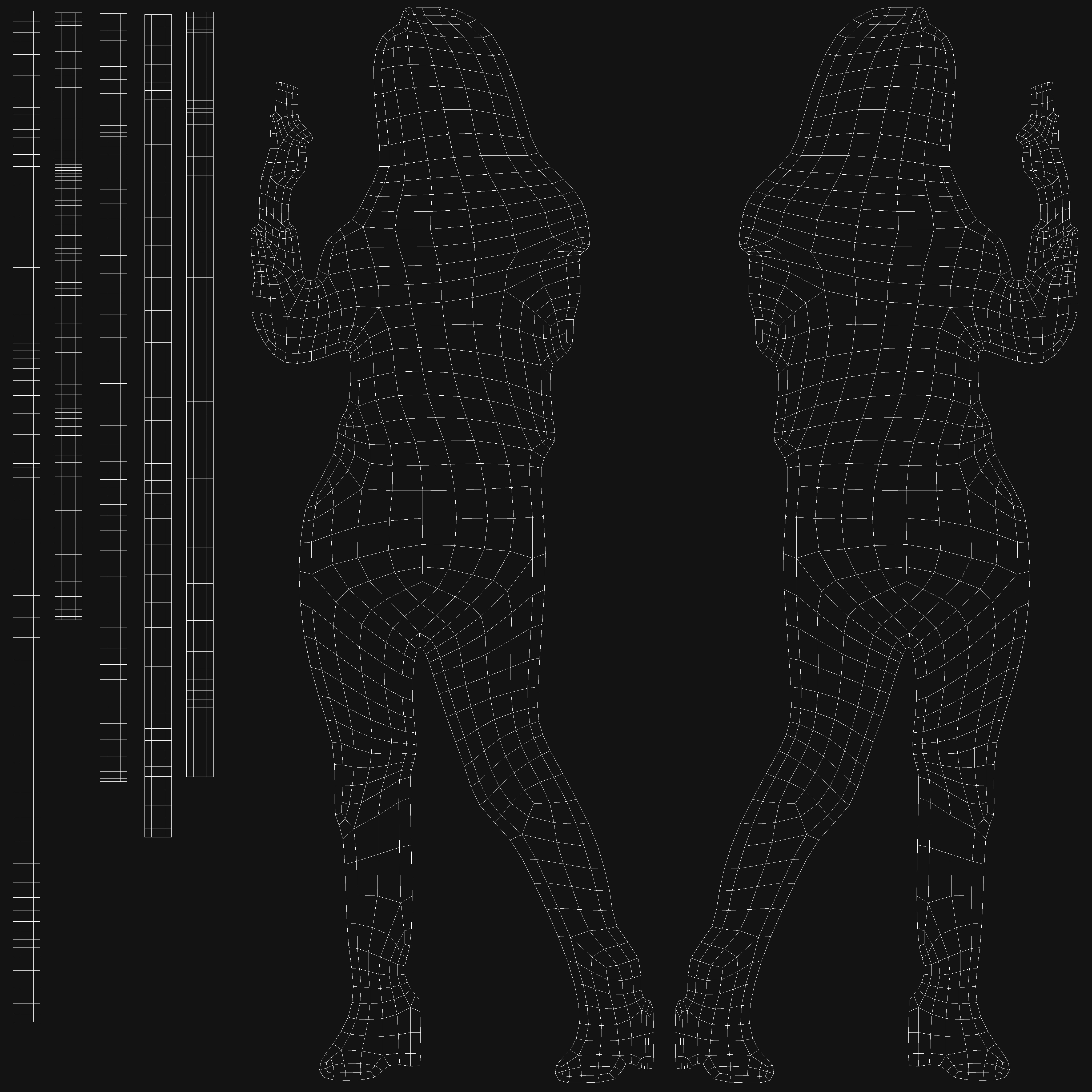 3D Woman Silhouette