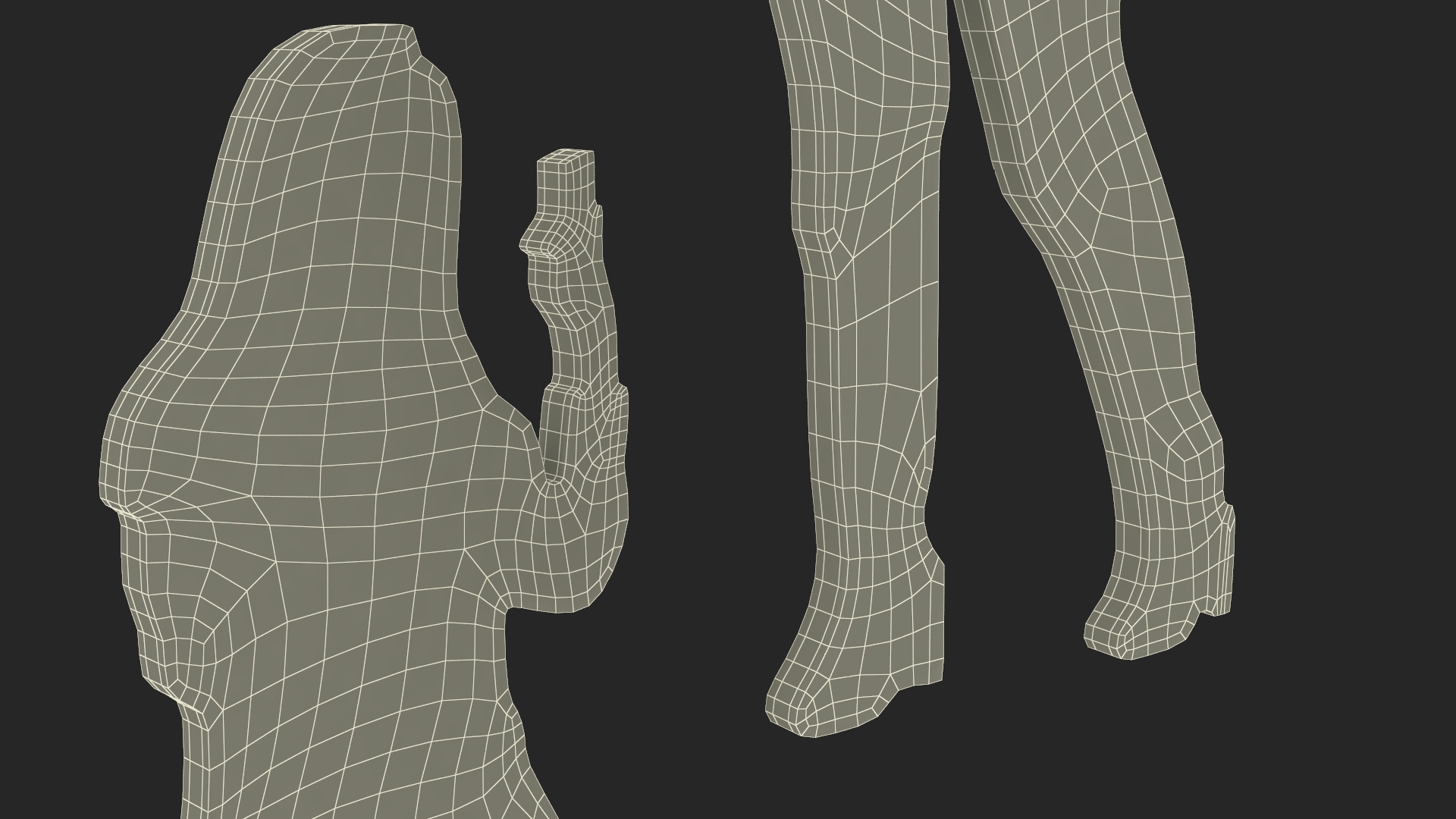 3D Woman Silhouette