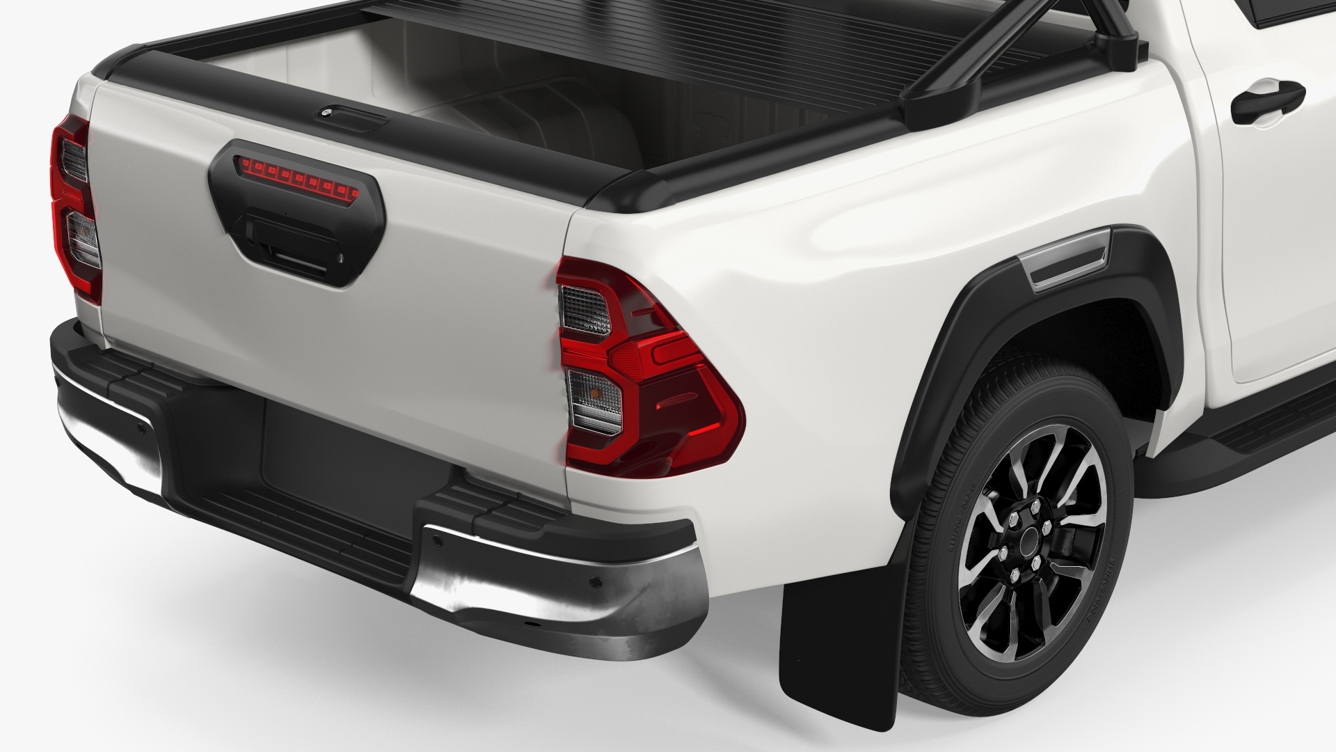 Pickup Truck Gas Station 3D model