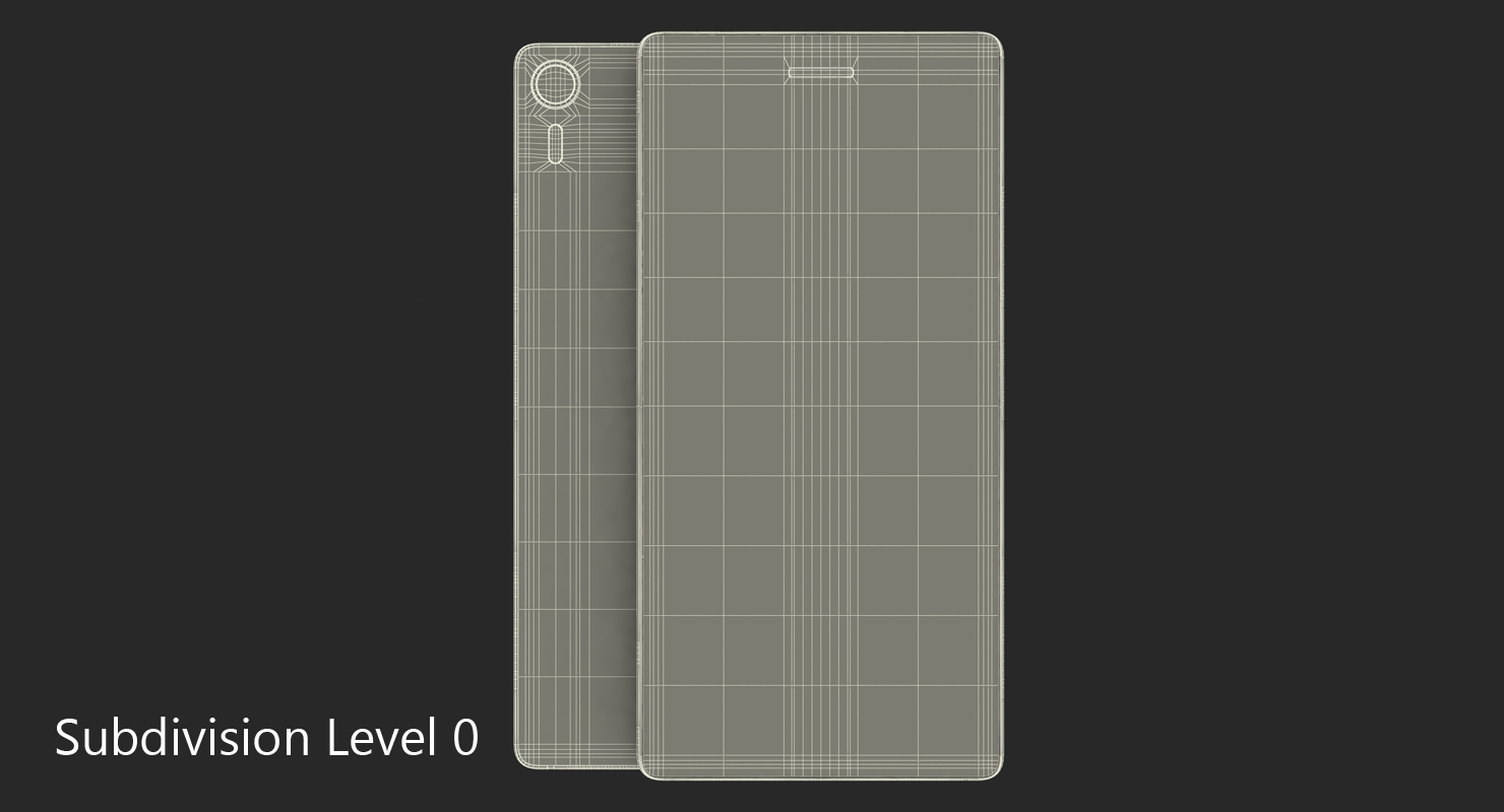 3D Lenovo Vibe Shot Pearl White model