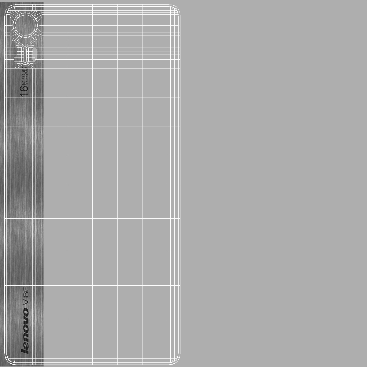 3D Lenovo Vibe Shot Pearl White model
