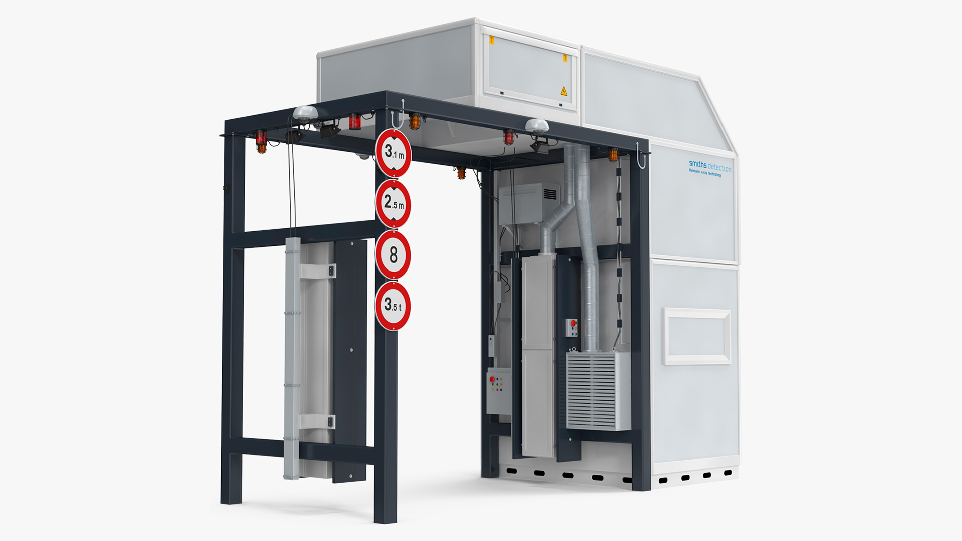 Smith Detection CIP 300 Compact Vehicle Inspection System 3D
