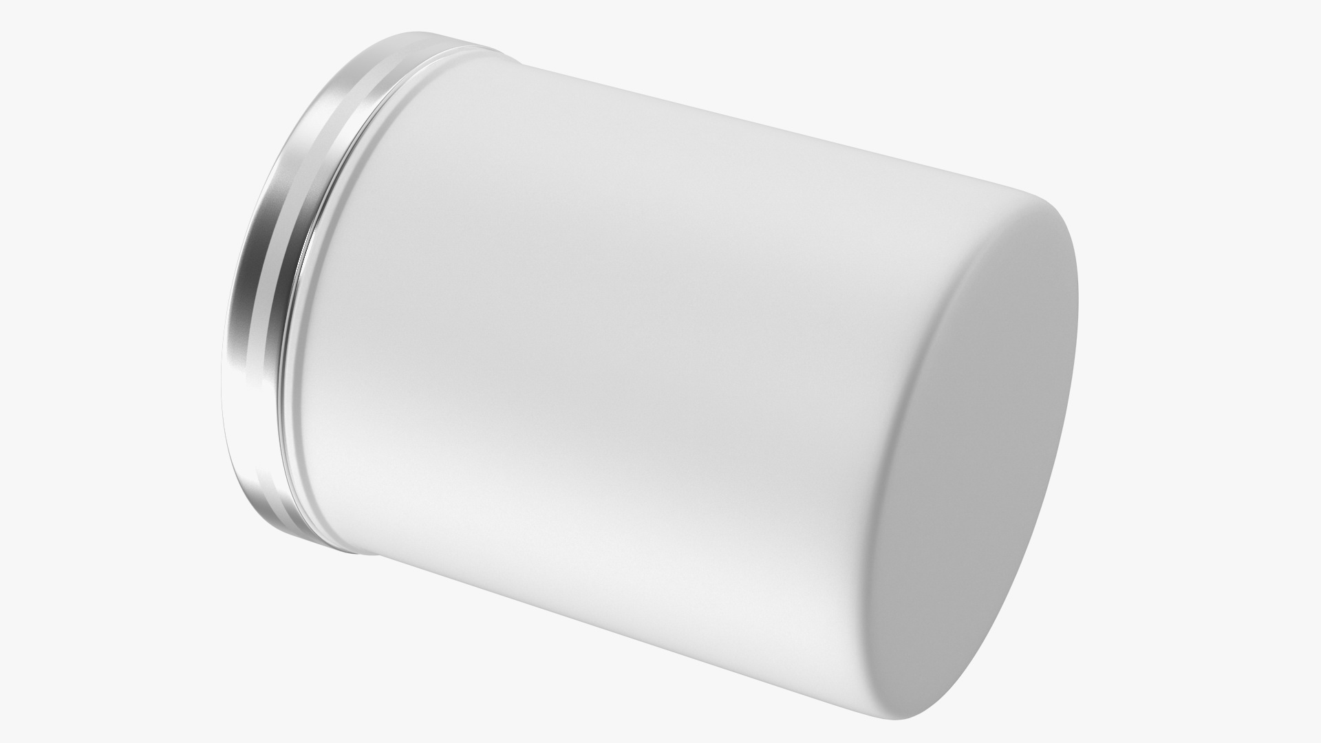 3D White Cosmetic Jar model