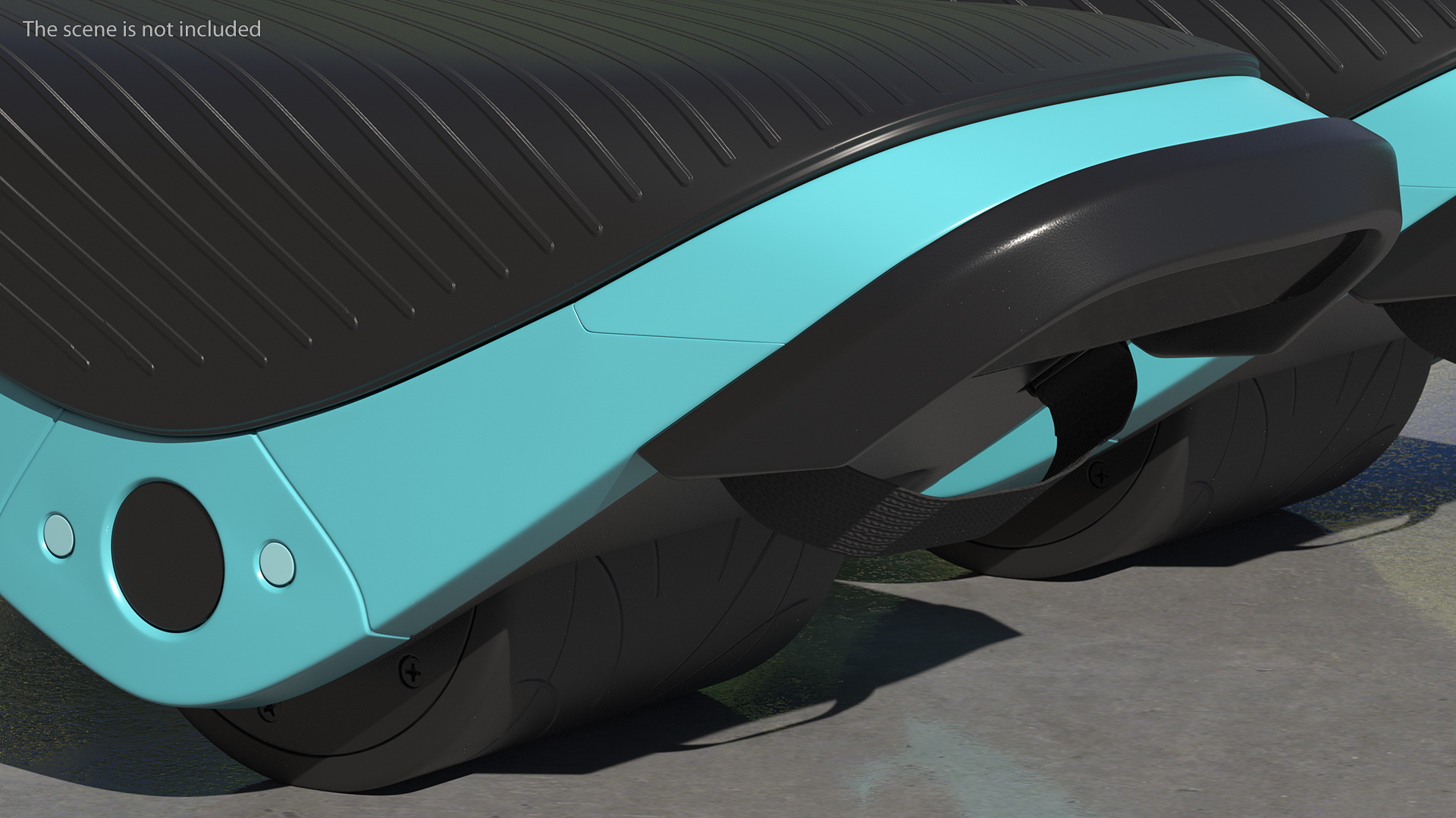 3D Electric Drift Roller Skates model