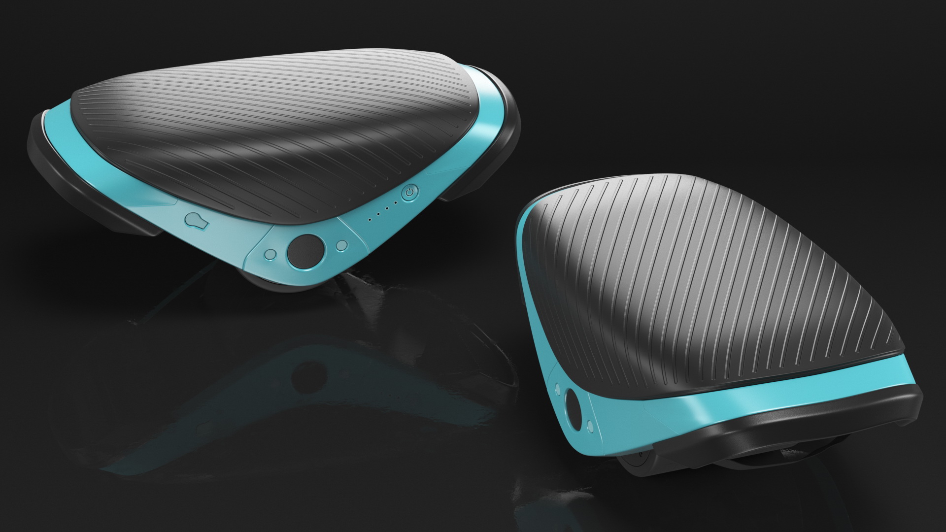 3D Electric Drift Roller Skates model