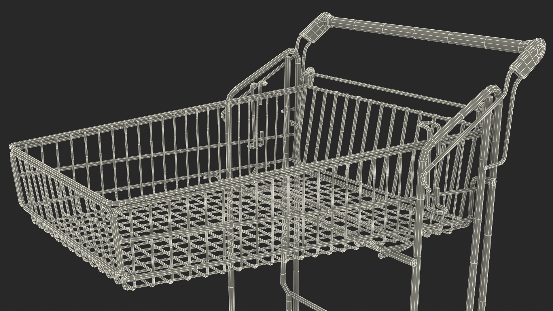 3D model Big Garden Centre Trolley