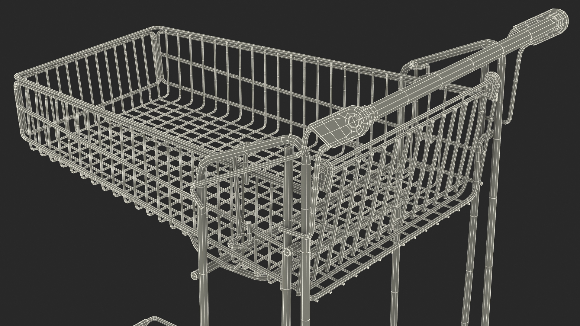 3D model Big Garden Centre Trolley
