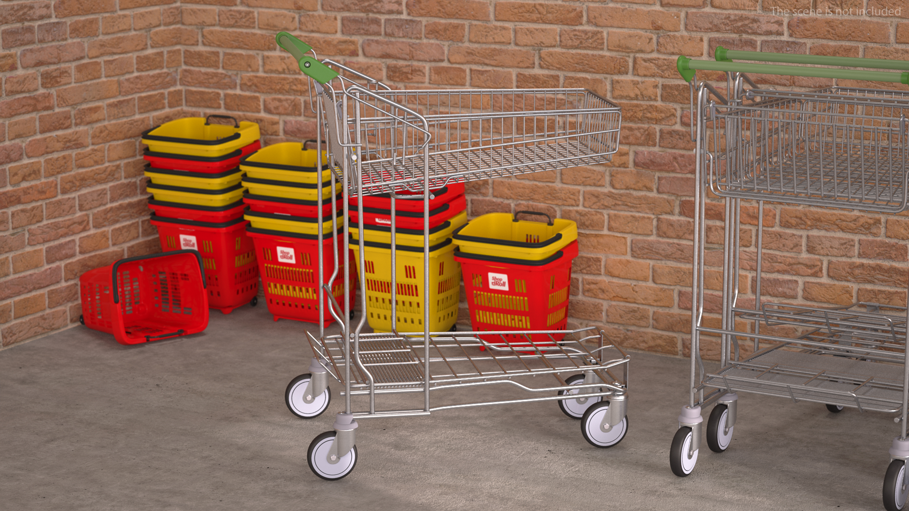 3D model Big Garden Centre Trolley