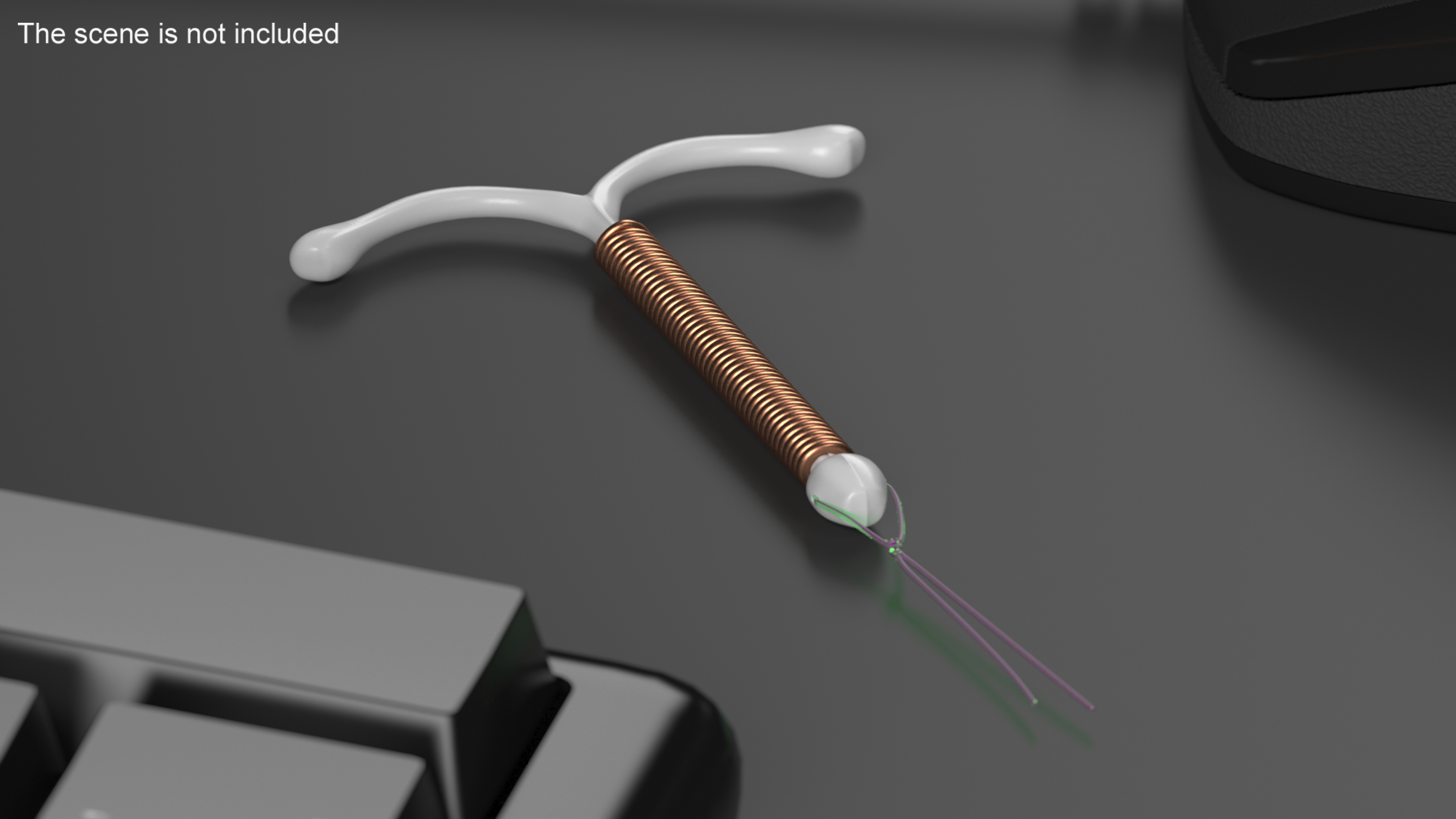 3D model Copper Intrauterine Device IUD