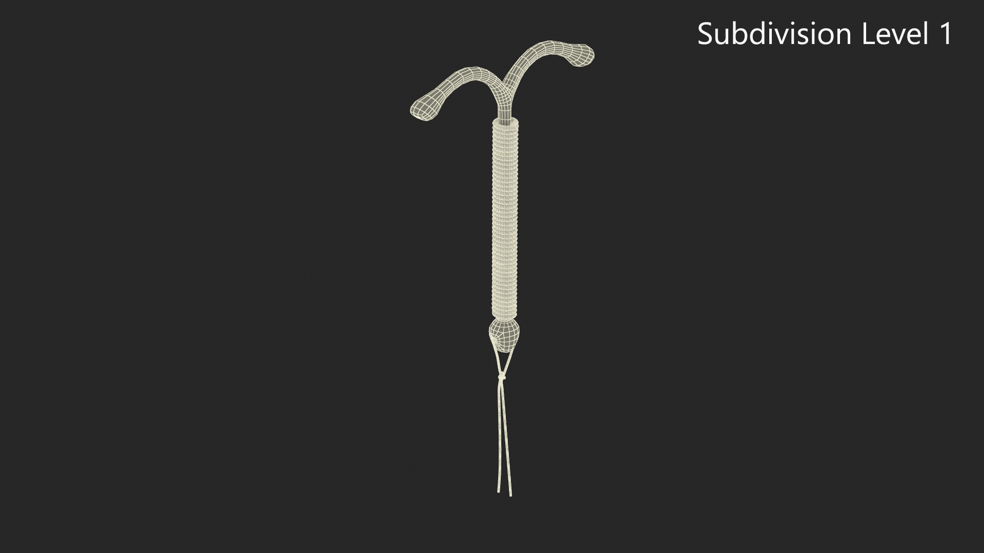 3D model Copper Intrauterine Device IUD