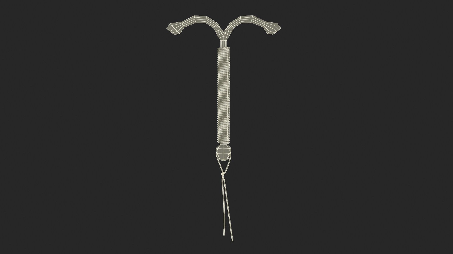 3D model Copper Intrauterine Device IUD