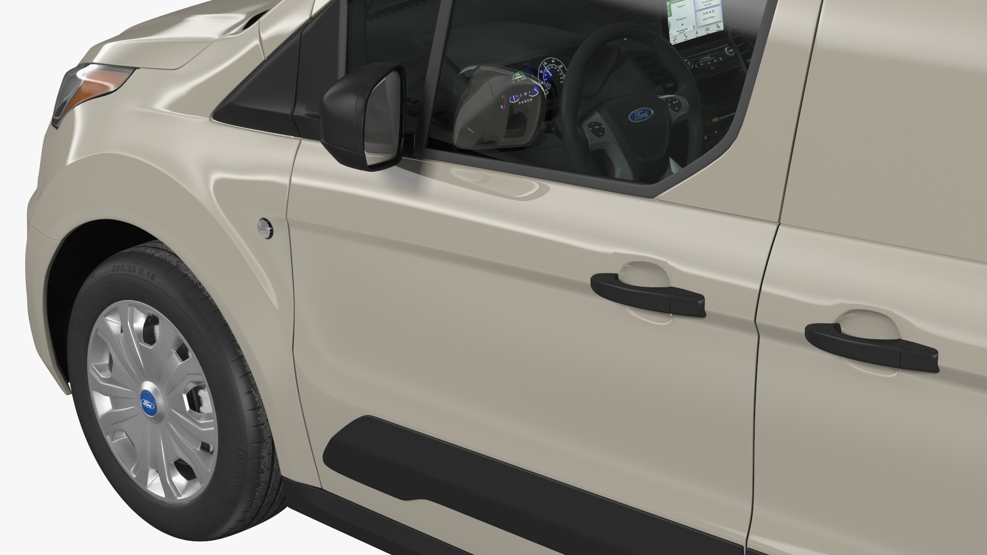 Ford Transit Connect Tailgate Gray 3D model