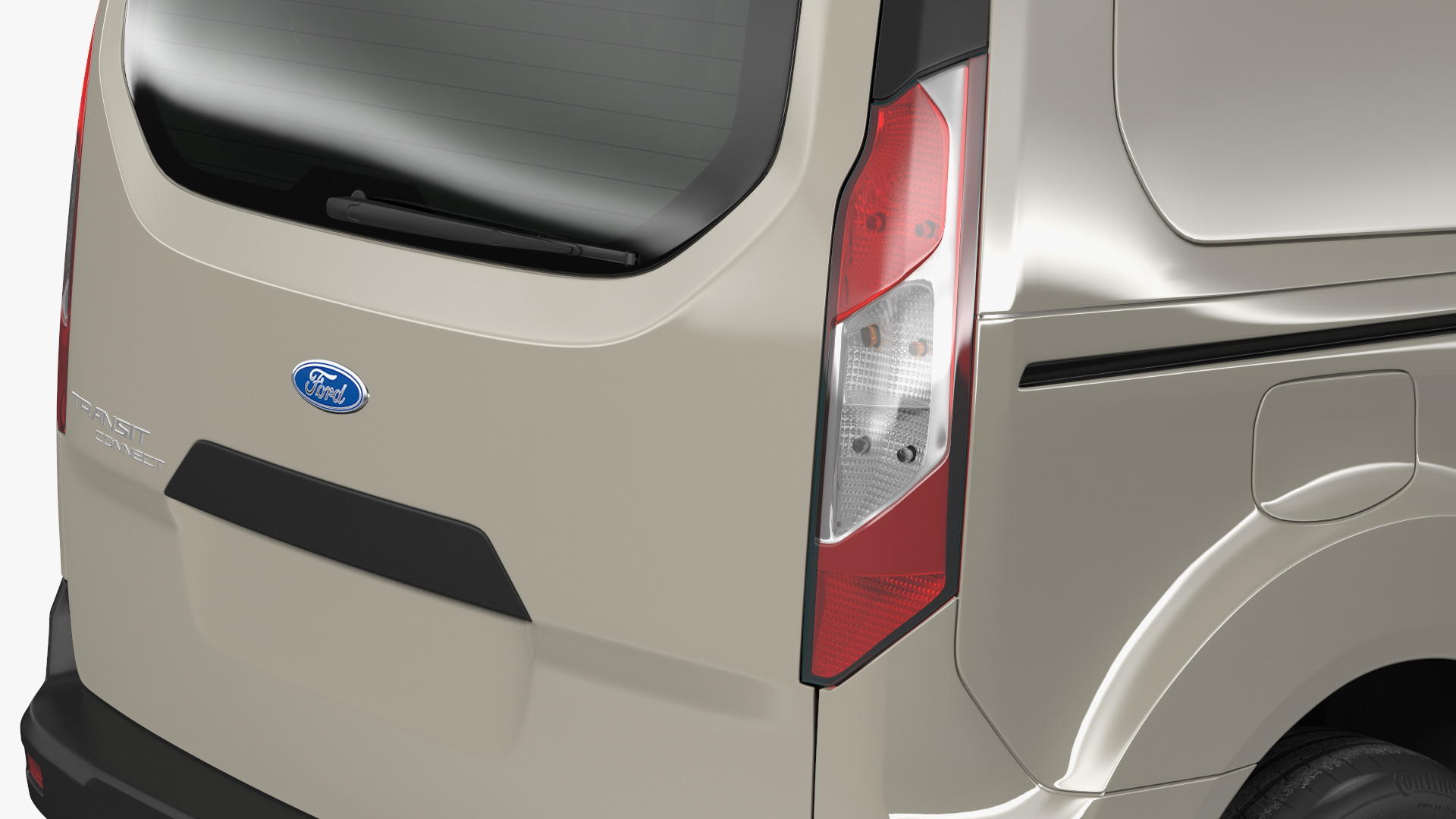 Ford Transit Connect Tailgate Gray 3D model