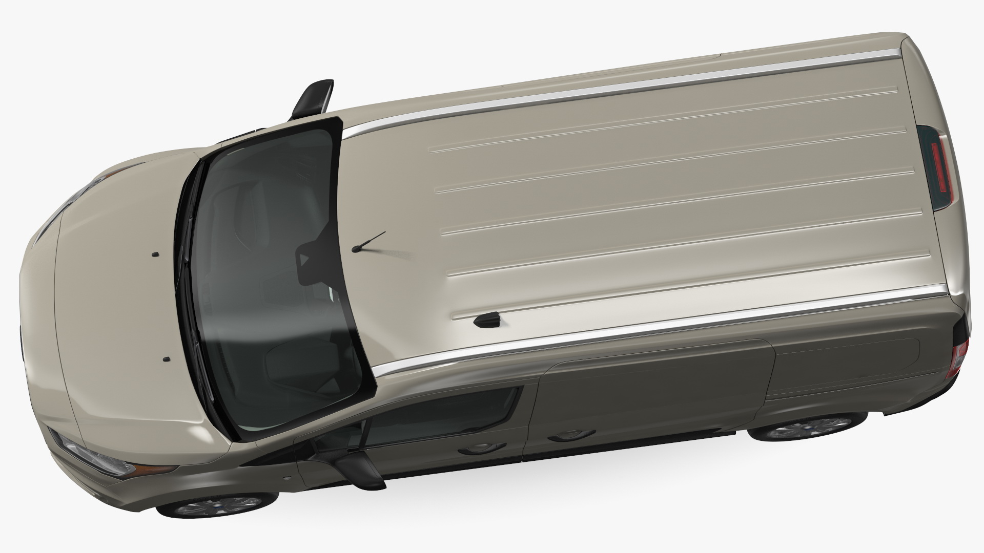 Ford Transit Connect Tailgate Gray 3D model