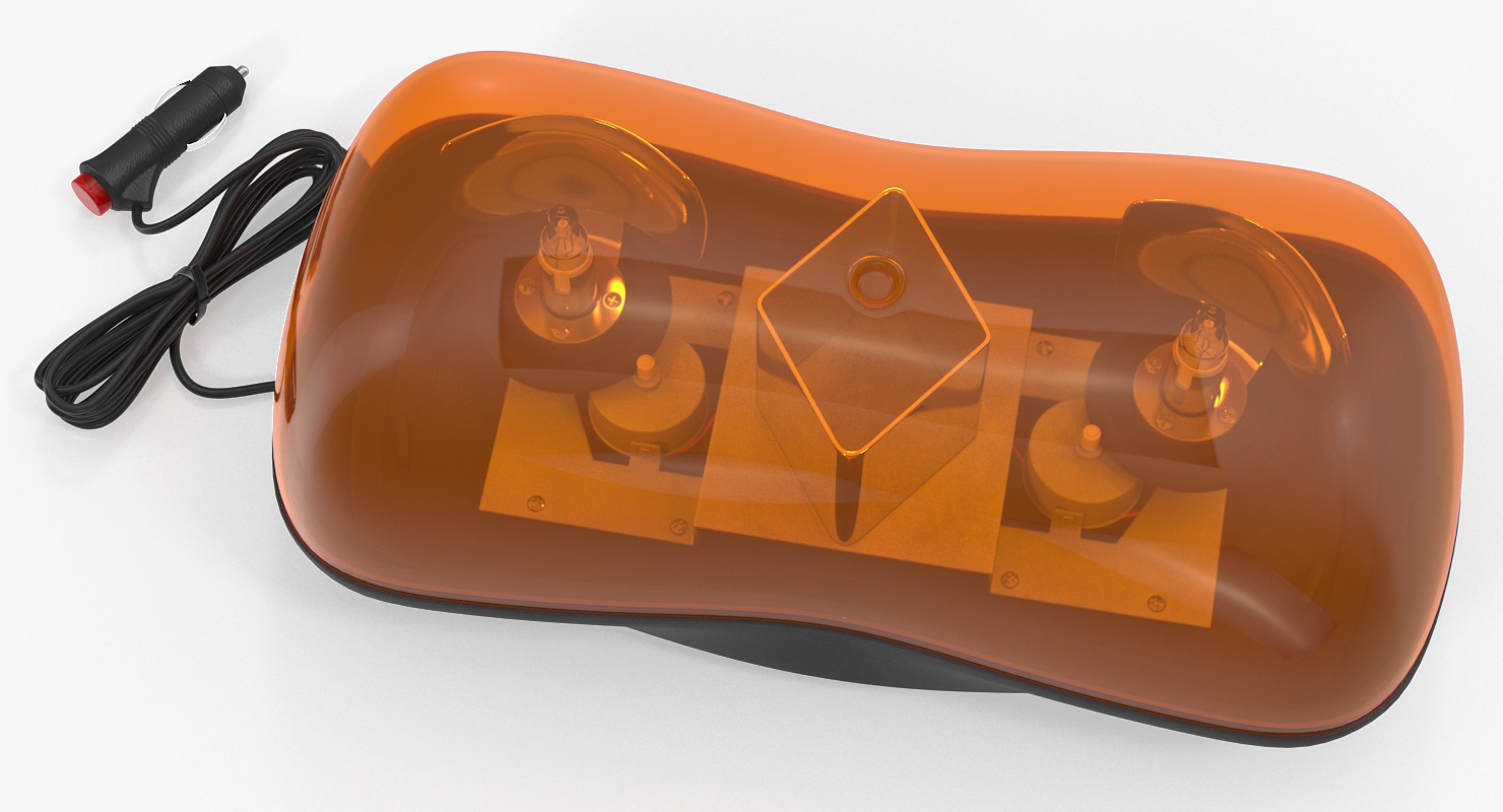 Peanut Rotating Beacon Bar Light 3D