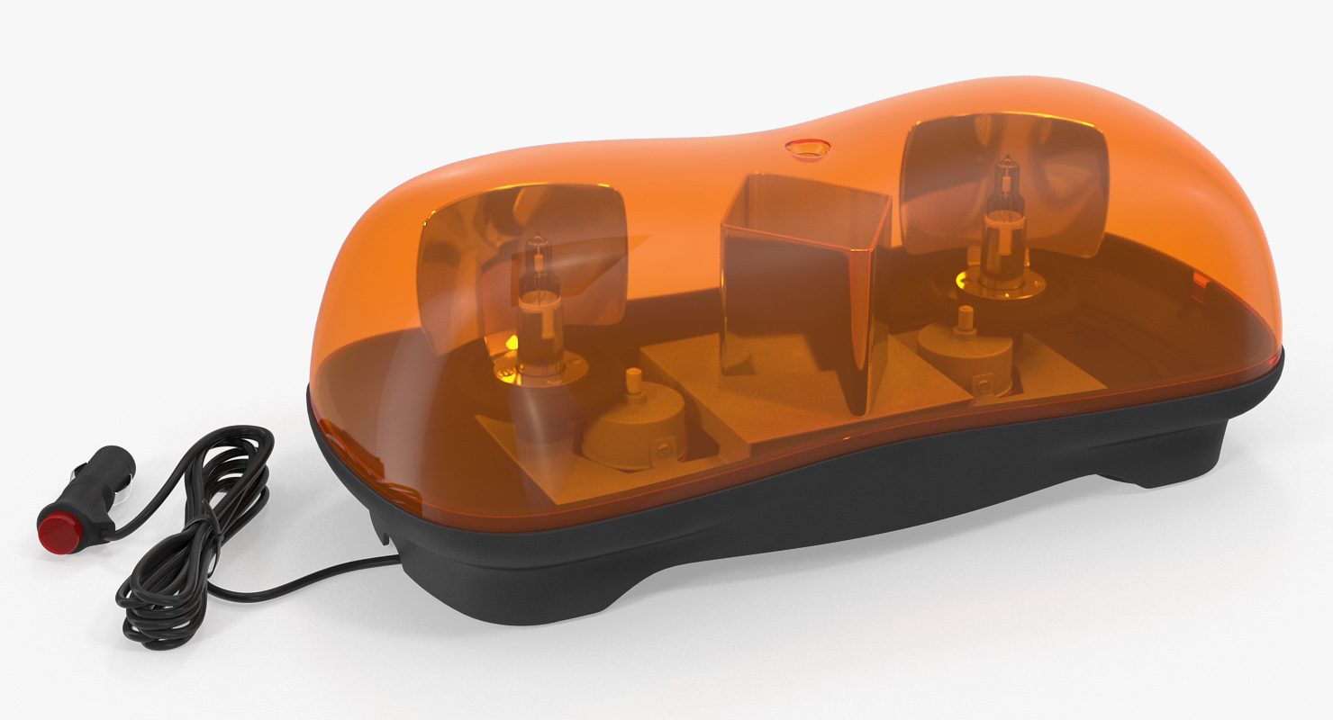 Peanut Rotating Beacon Bar Light 3D