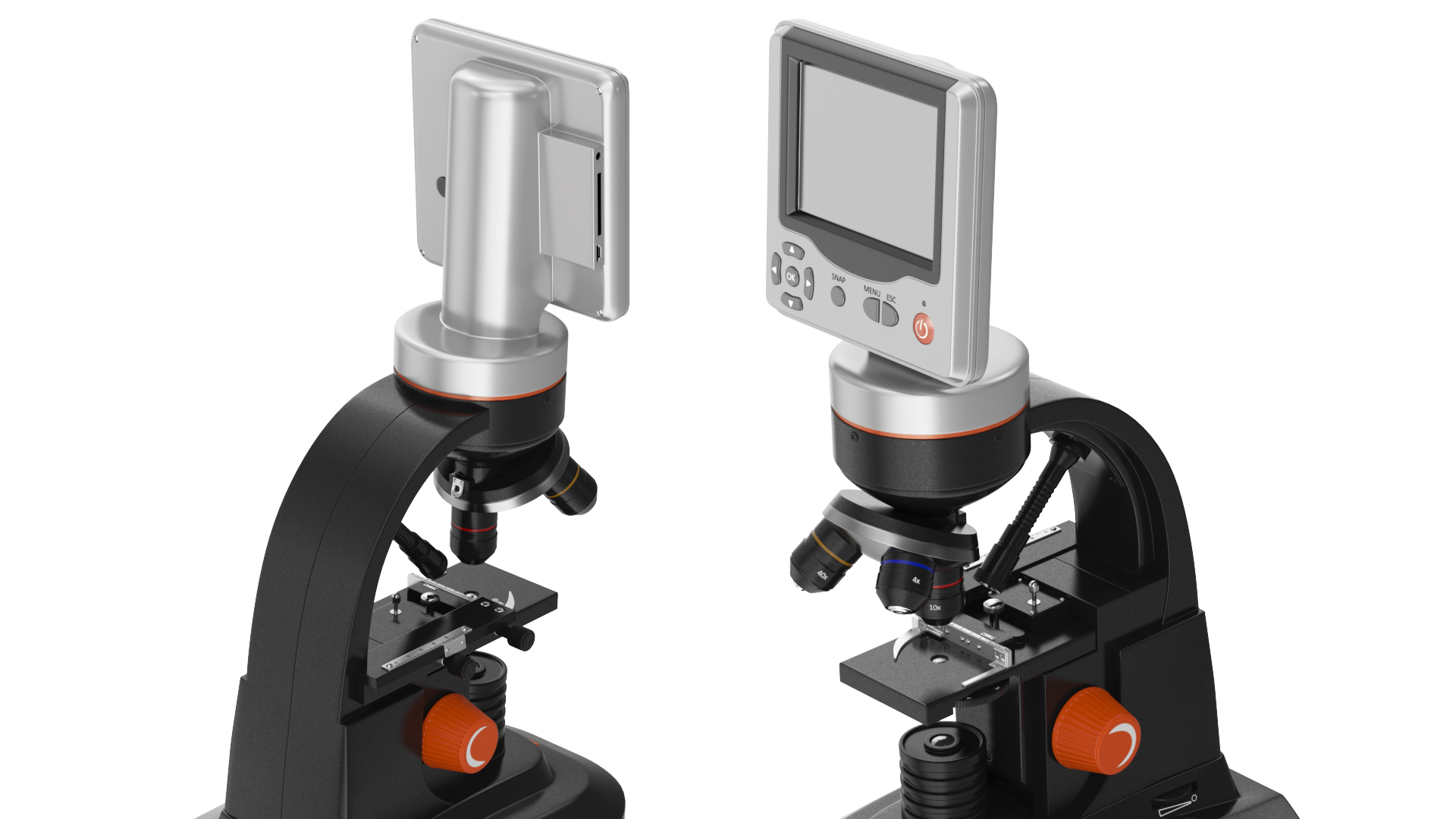 LCD Deluxe Digital Microscope 3D model