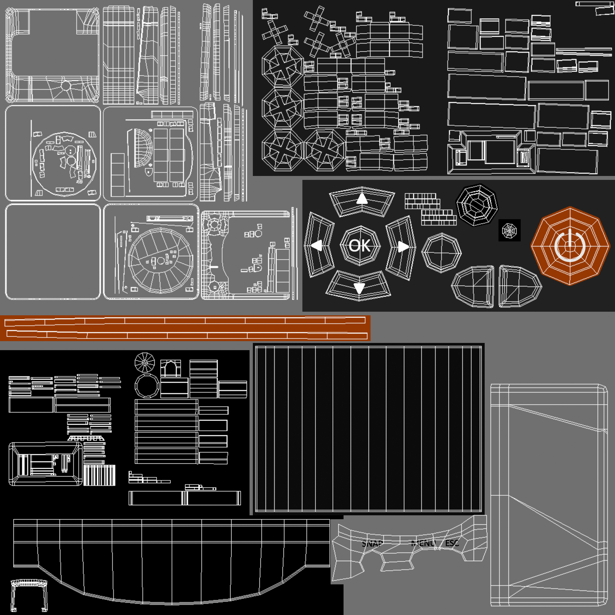 LCD Deluxe Digital Microscope 3D model