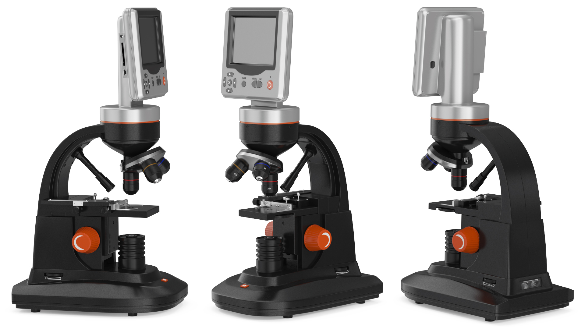 LCD Deluxe Digital Microscope 3D model