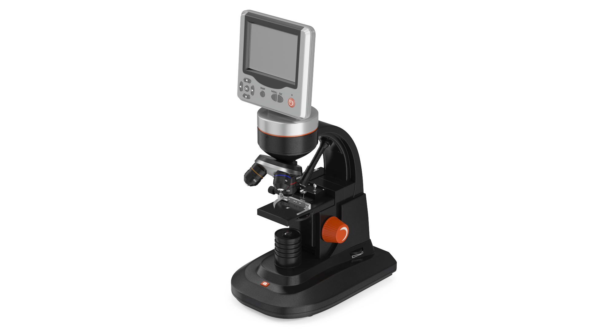 LCD Deluxe Digital Microscope 3D model