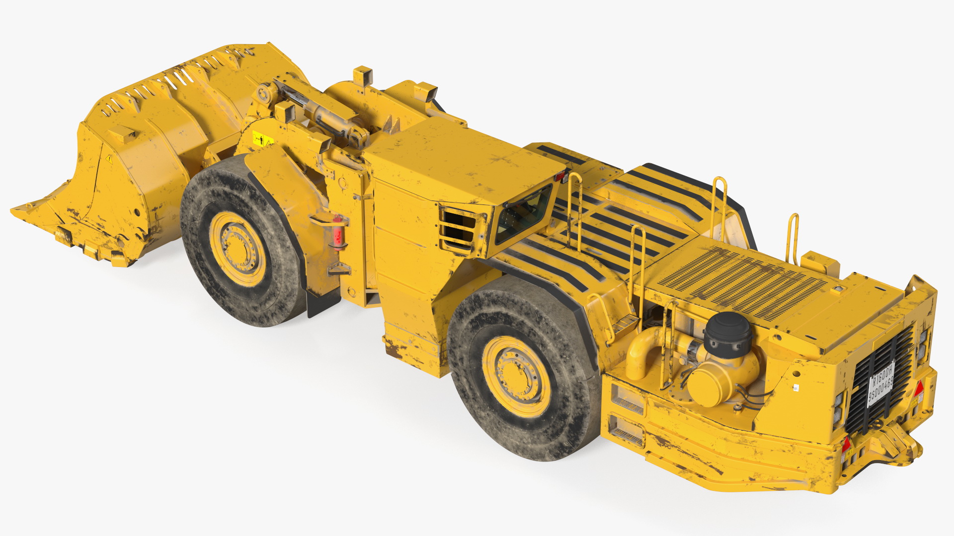 Mining Loader Dirty 3D model
