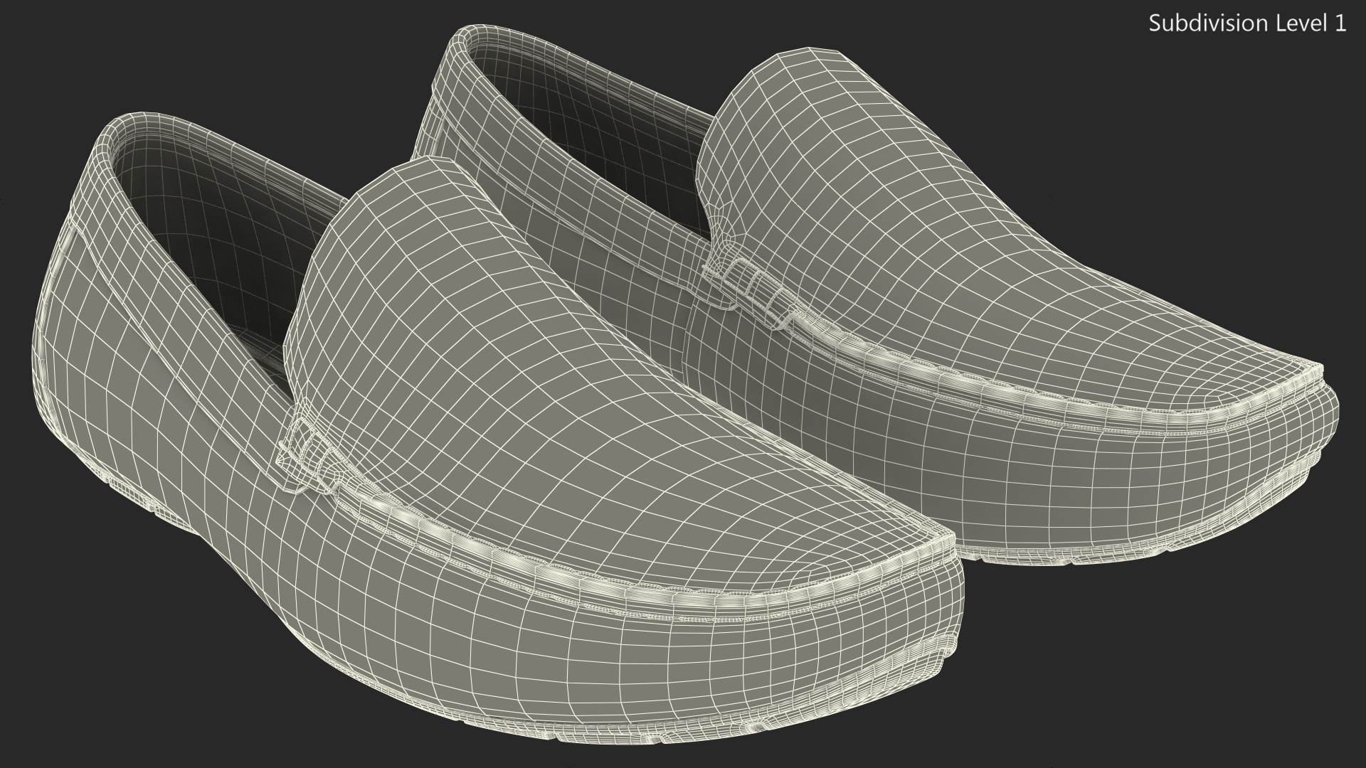 Red Suede Driving Shoe Moccasins 3D