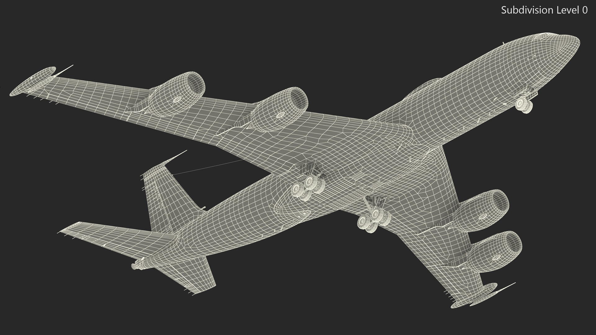 E-6 Mercury Tacamo Navy Aircraft 3D