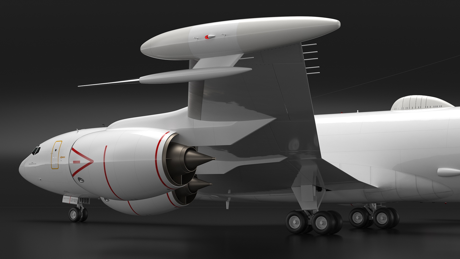 E-6 Mercury Tacamo Navy Aircraft 3D