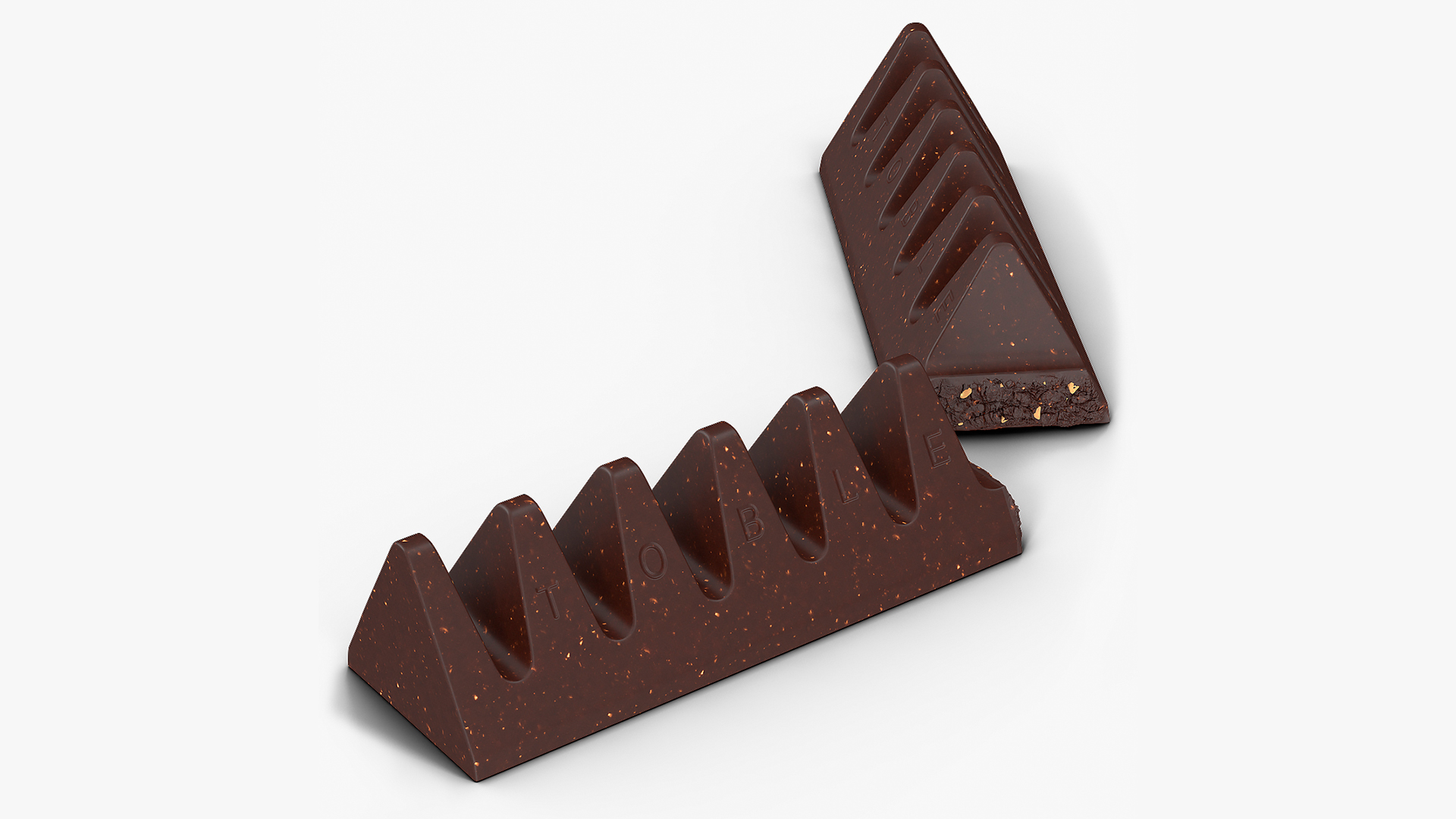 Toblerone Dark Chocolate Split Bar 3D model