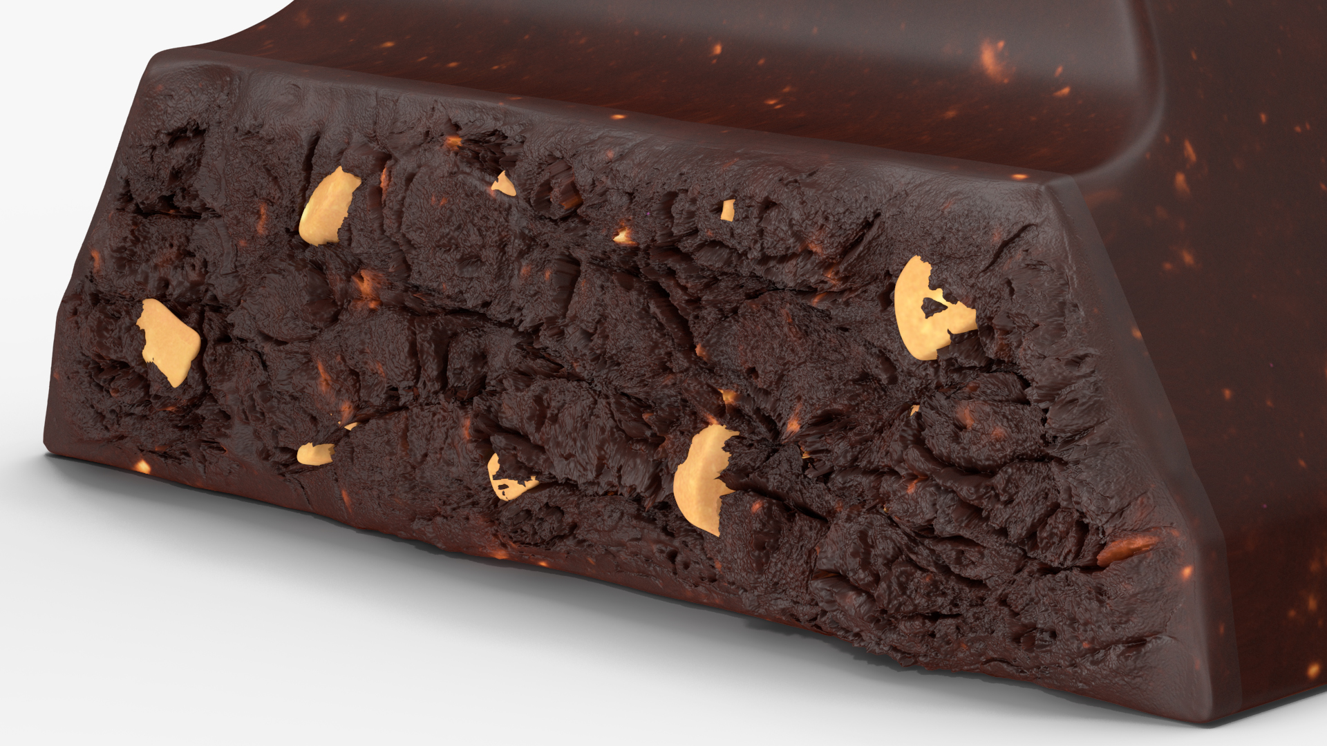 Toblerone Dark Chocolate Split Bar 3D model