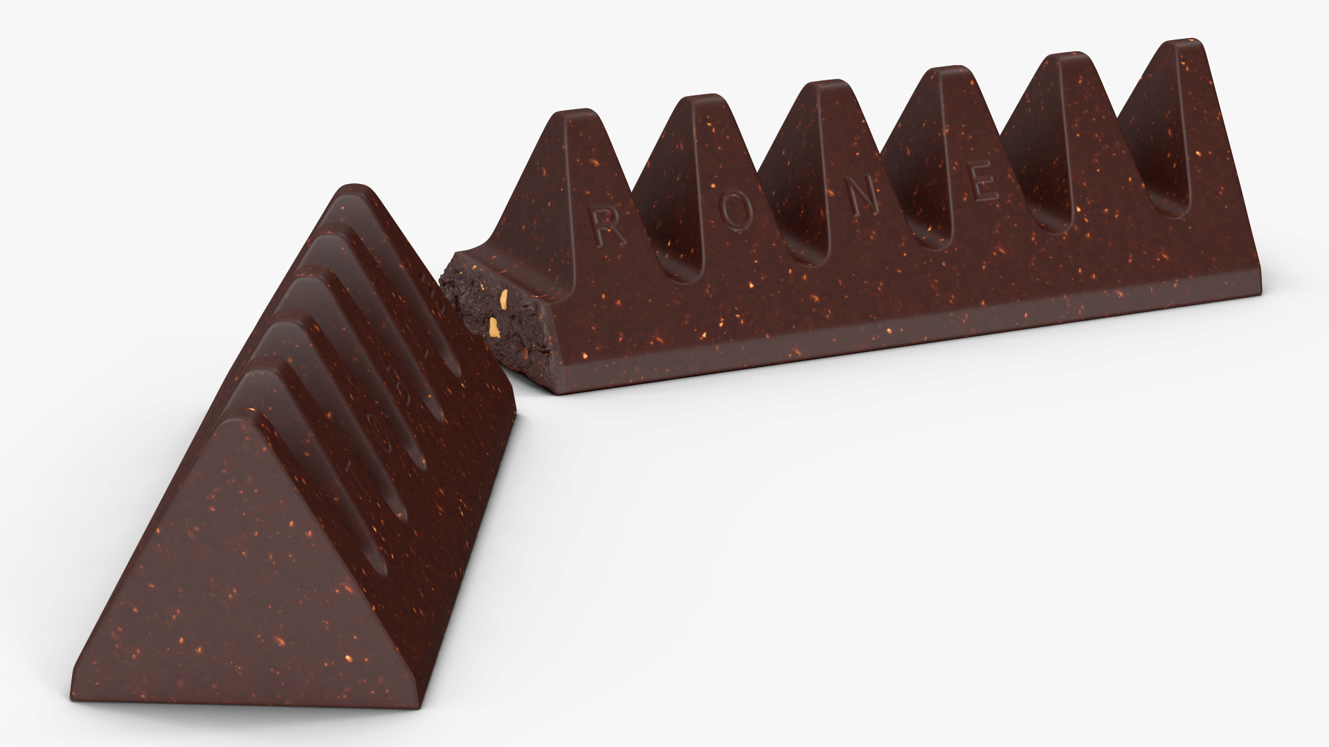 Toblerone Dark Chocolate Split Bar 3D model