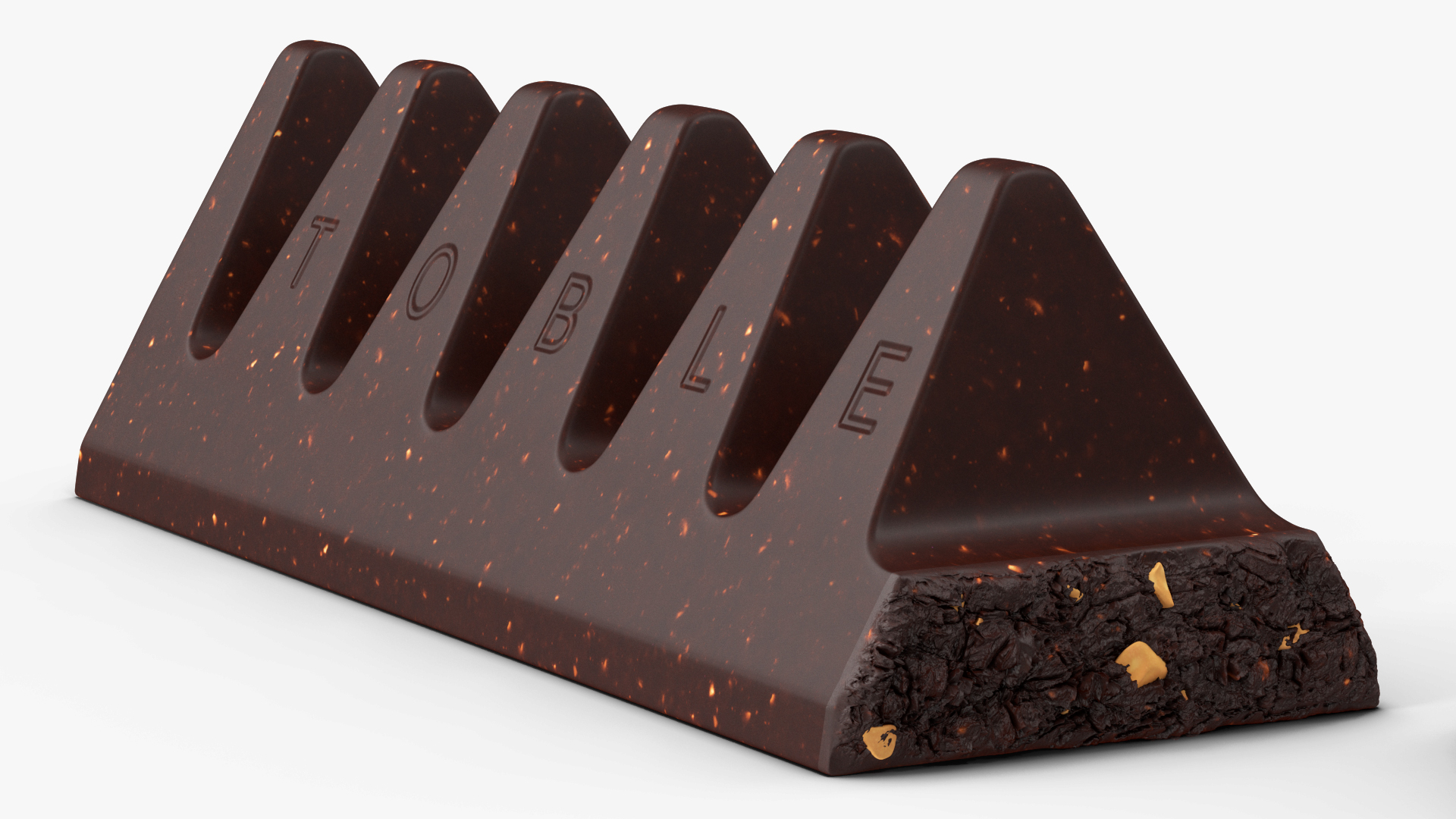 Toblerone Dark Chocolate Split Bar 3D model