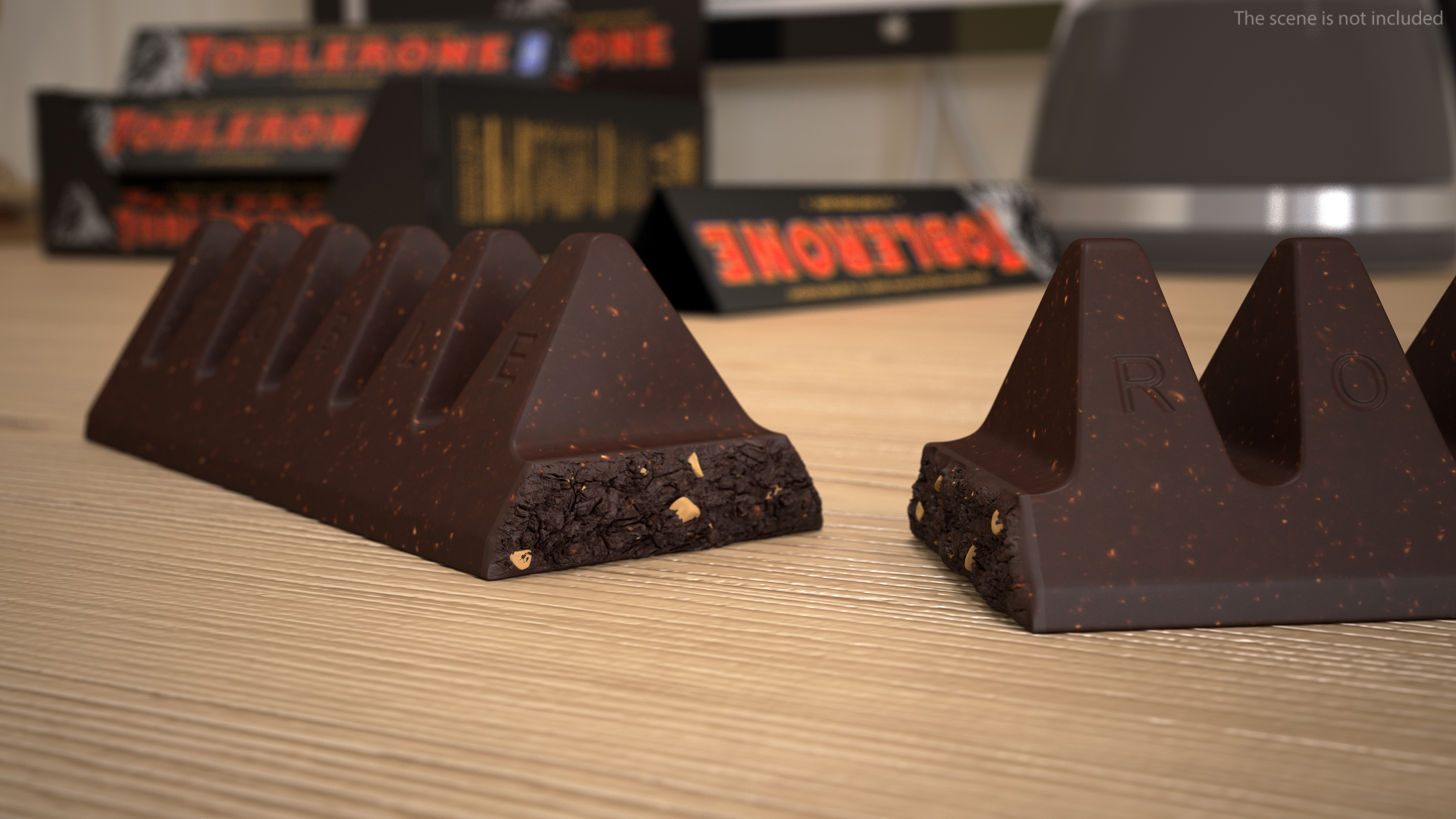 Toblerone Dark Chocolate Split Bar 3D model