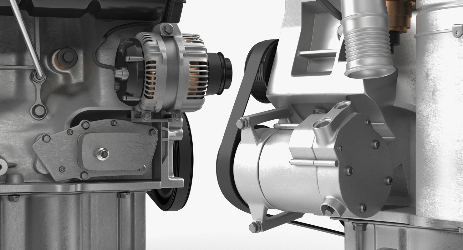 Turbo Diesel Engine 1 6 Liter 3D model