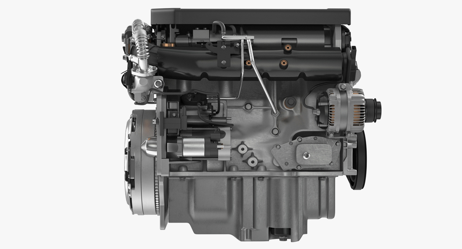 Turbo Diesel Engine 1 6 Liter 3D model