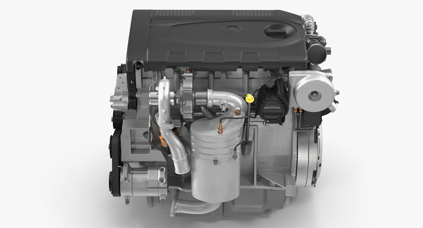 Turbo Diesel Engine 1 6 Liter 3D model