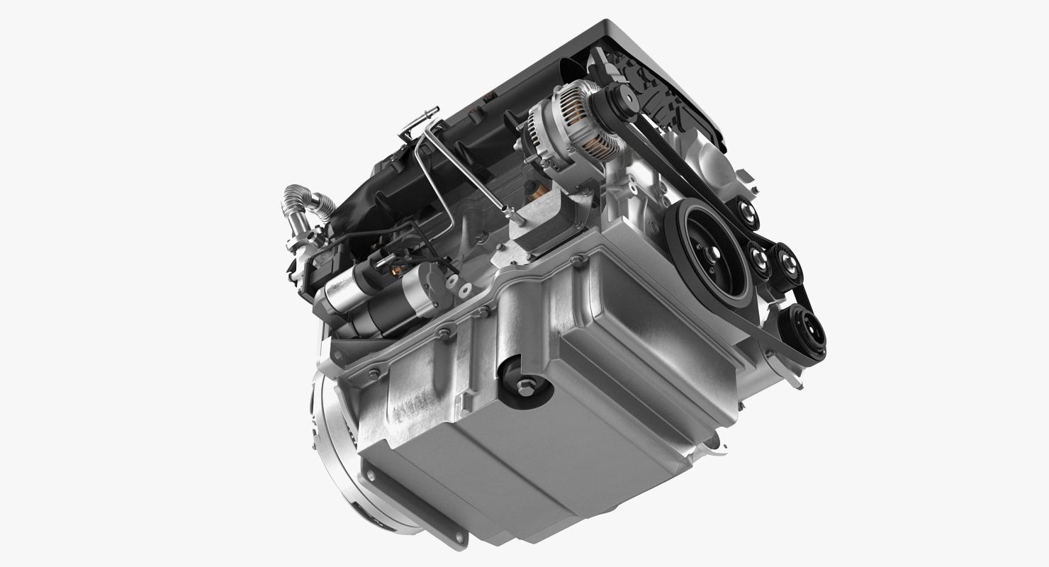 Turbo Diesel Engine 1 6 Liter 3D model