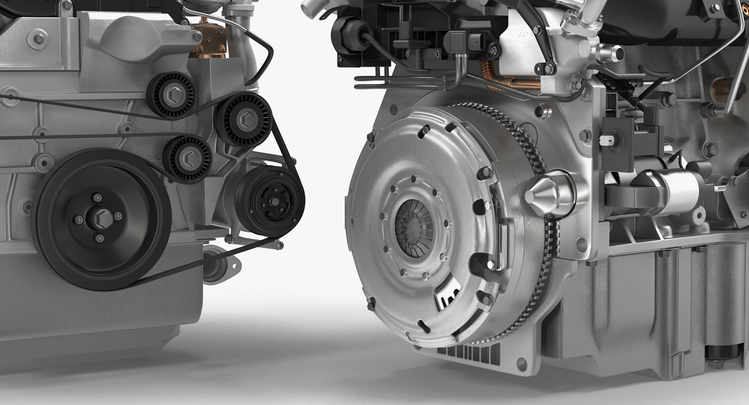 Turbo Diesel Engine 1 6 Liter 3D model