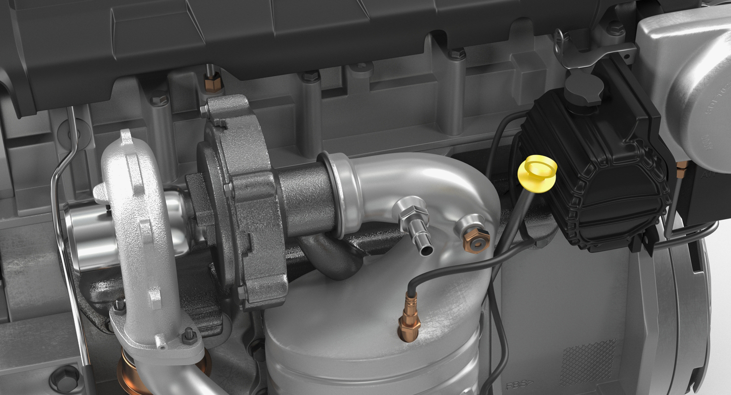 Turbo Diesel Engine 1 6 Liter 3D model