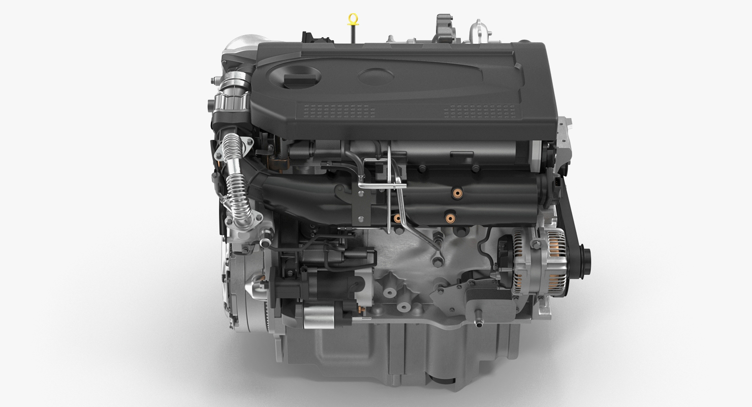 Turbo Diesel Engine 1 6 Liter 3D model