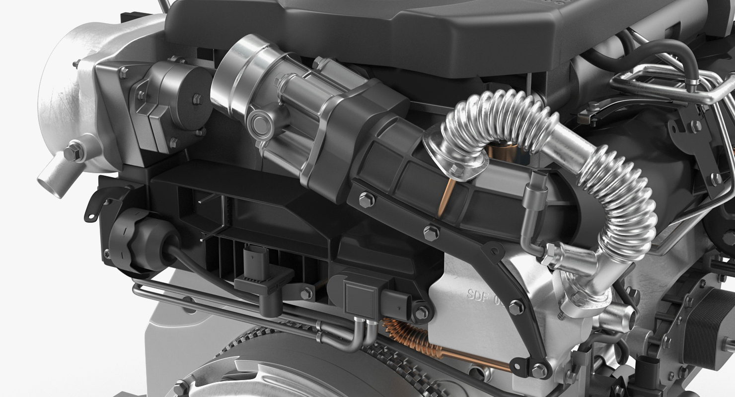 Turbo Diesel Engine 1 6 Liter 3D model