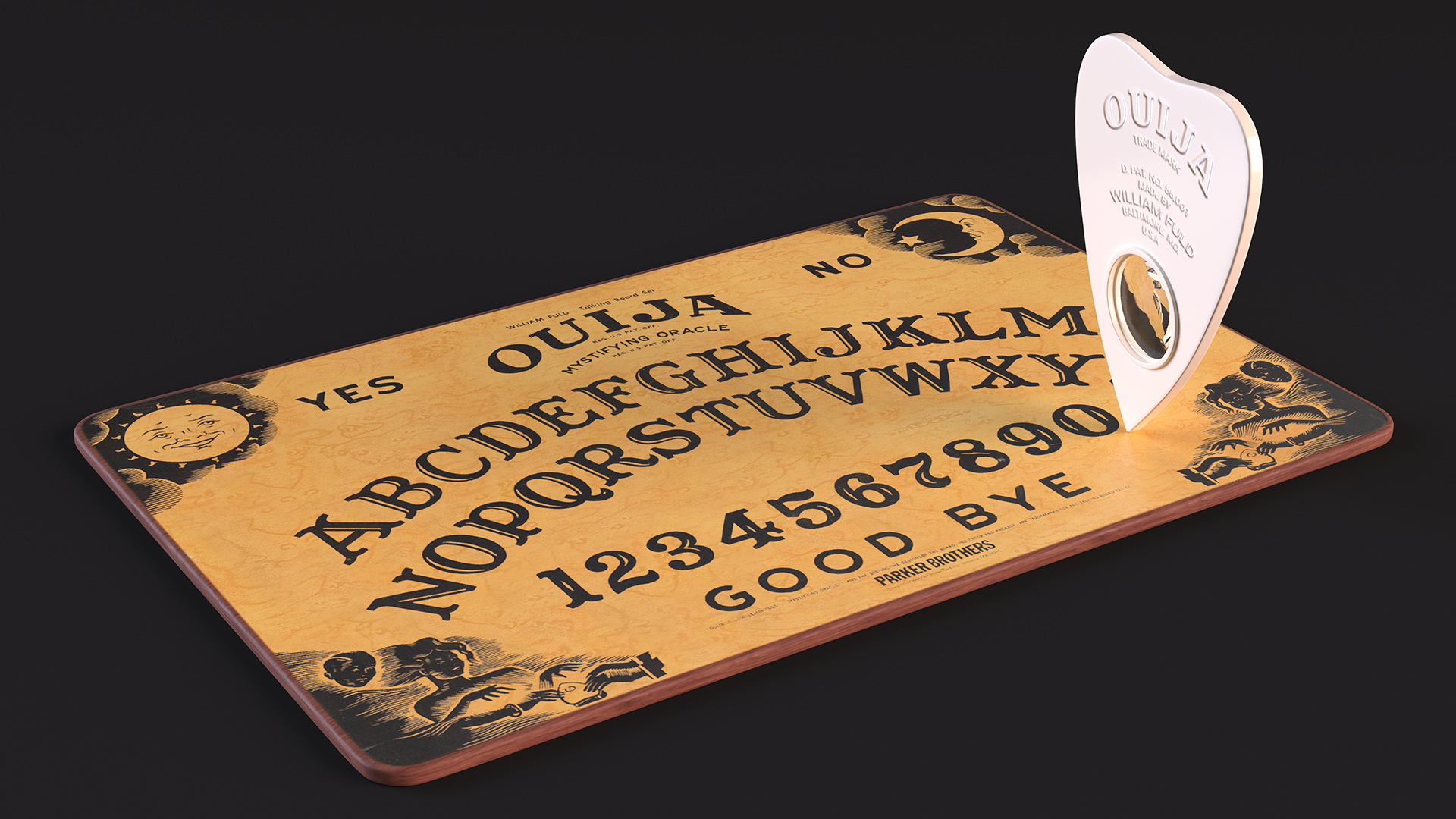 3D model Ouija Board Classic Style