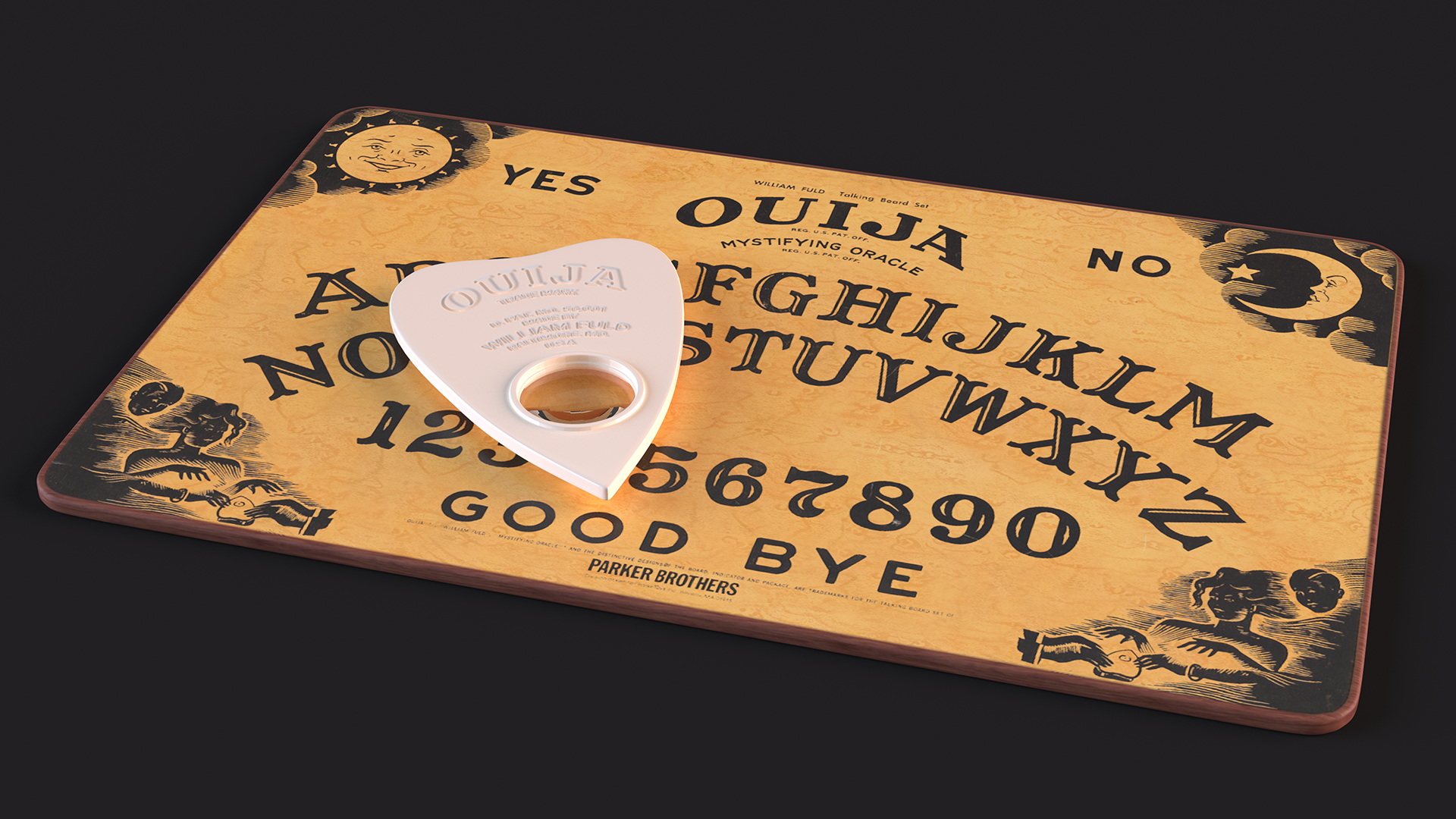 3D model Ouija Board Classic Style