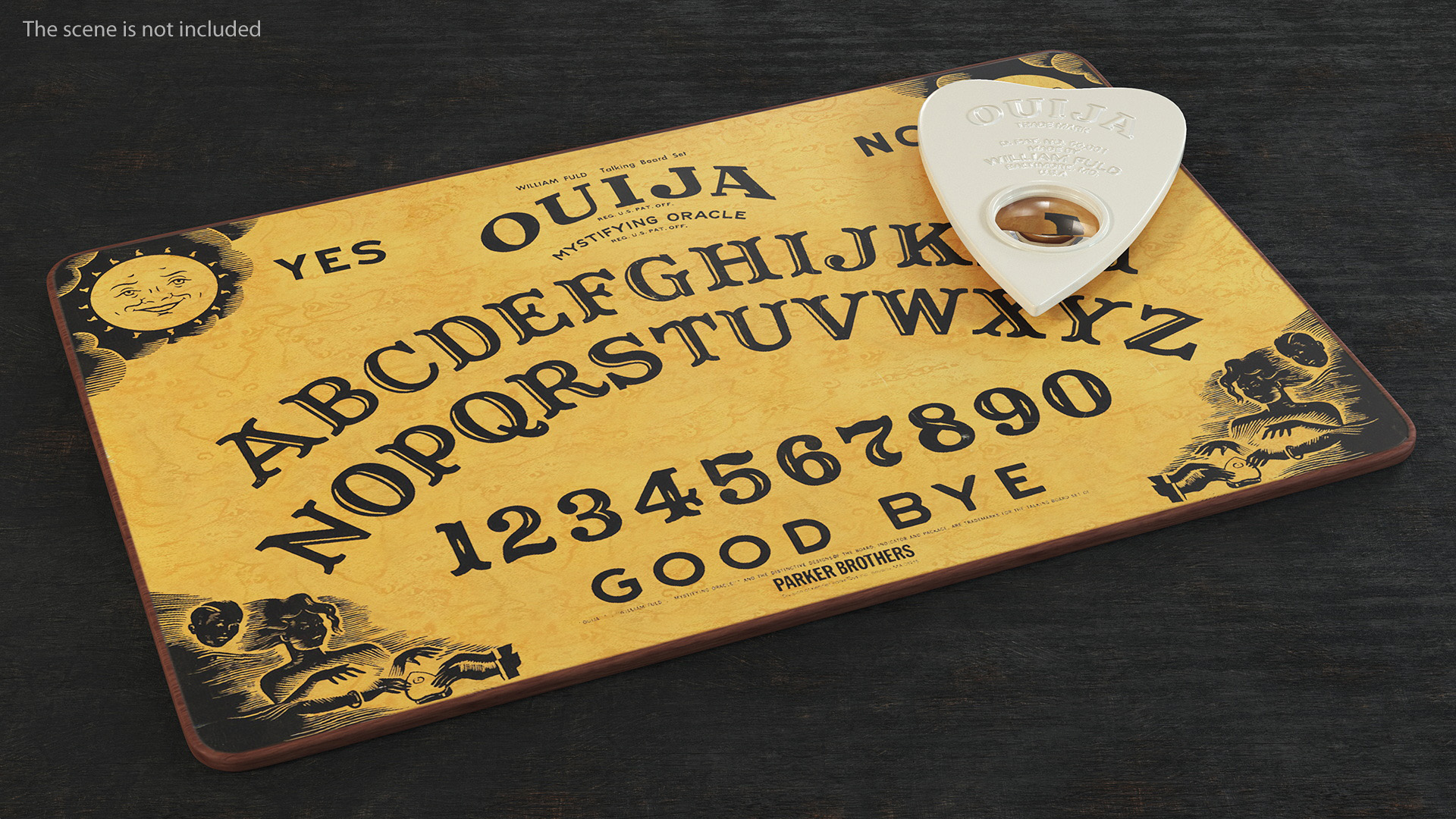 3D model Ouija Board Classic Style