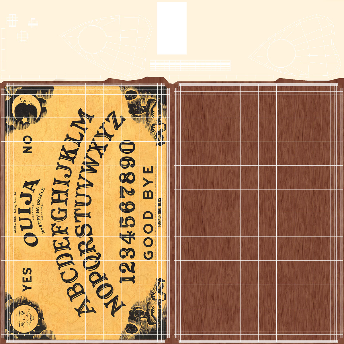 3D model Ouija Board Classic Style