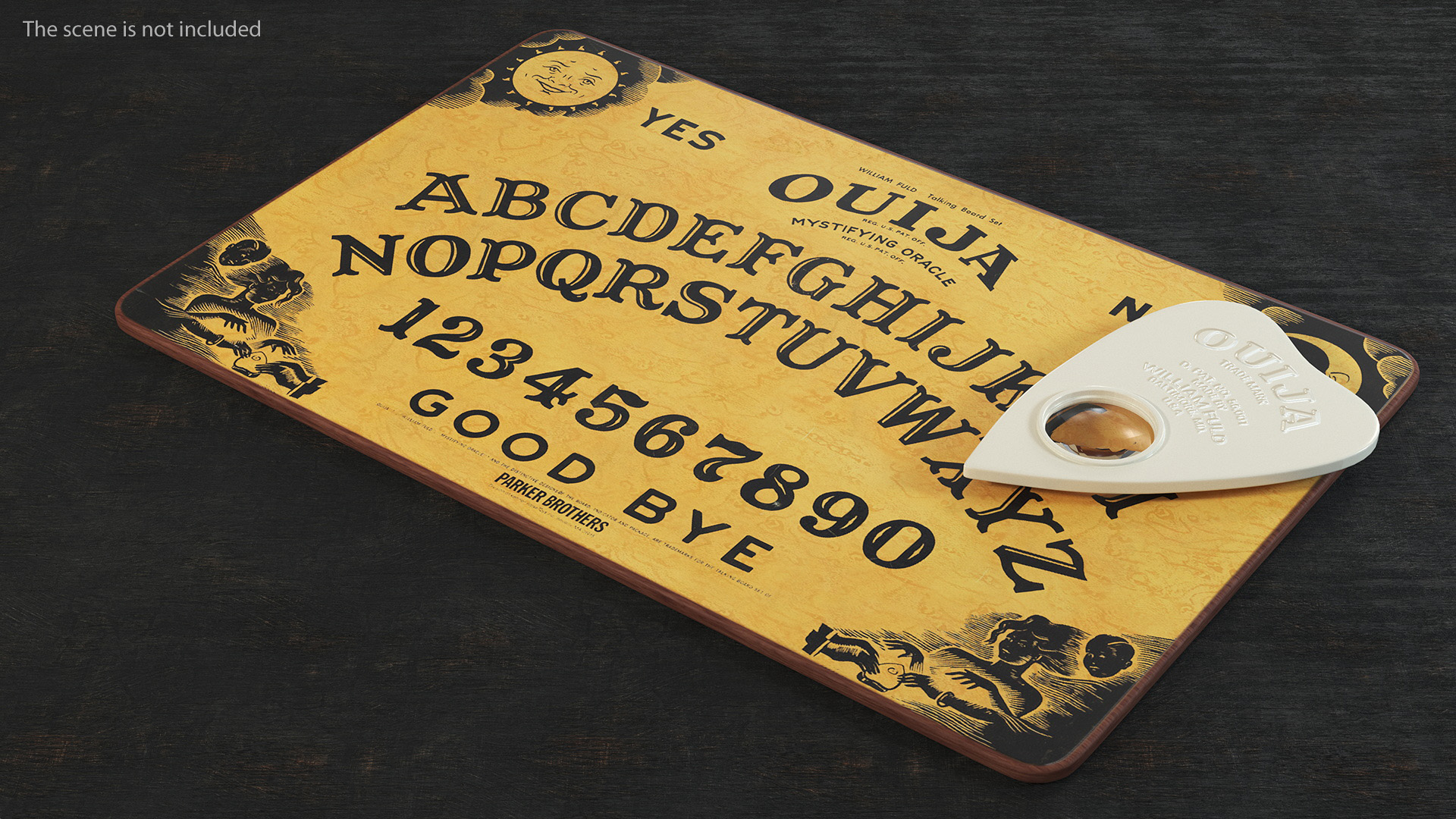 3D model Ouija Board Classic Style