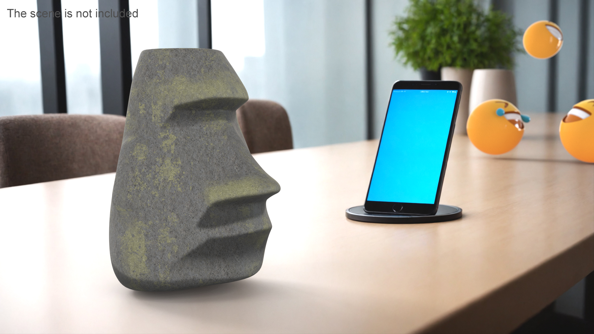3D model Emoji Moai