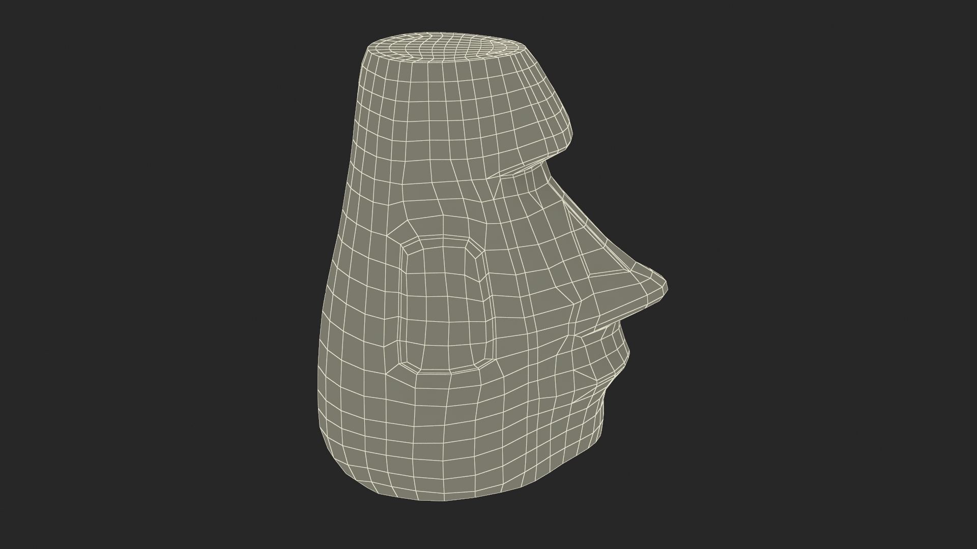 3D model Emoji Moai