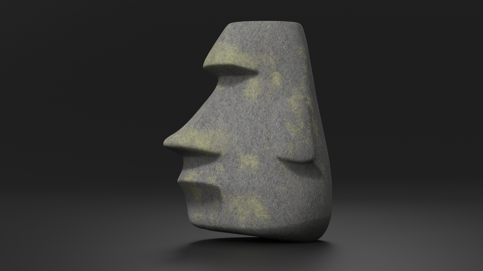 3D model Emoji Moai
