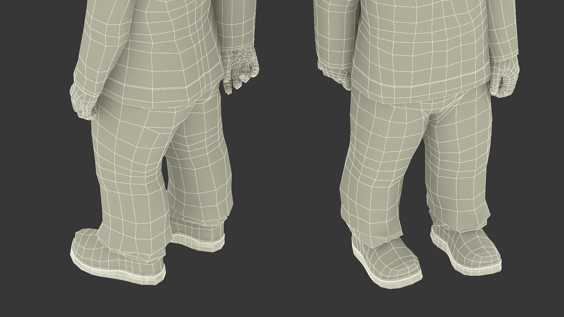 3D Black Toddler Boy Everyday Autumn Style Standing model